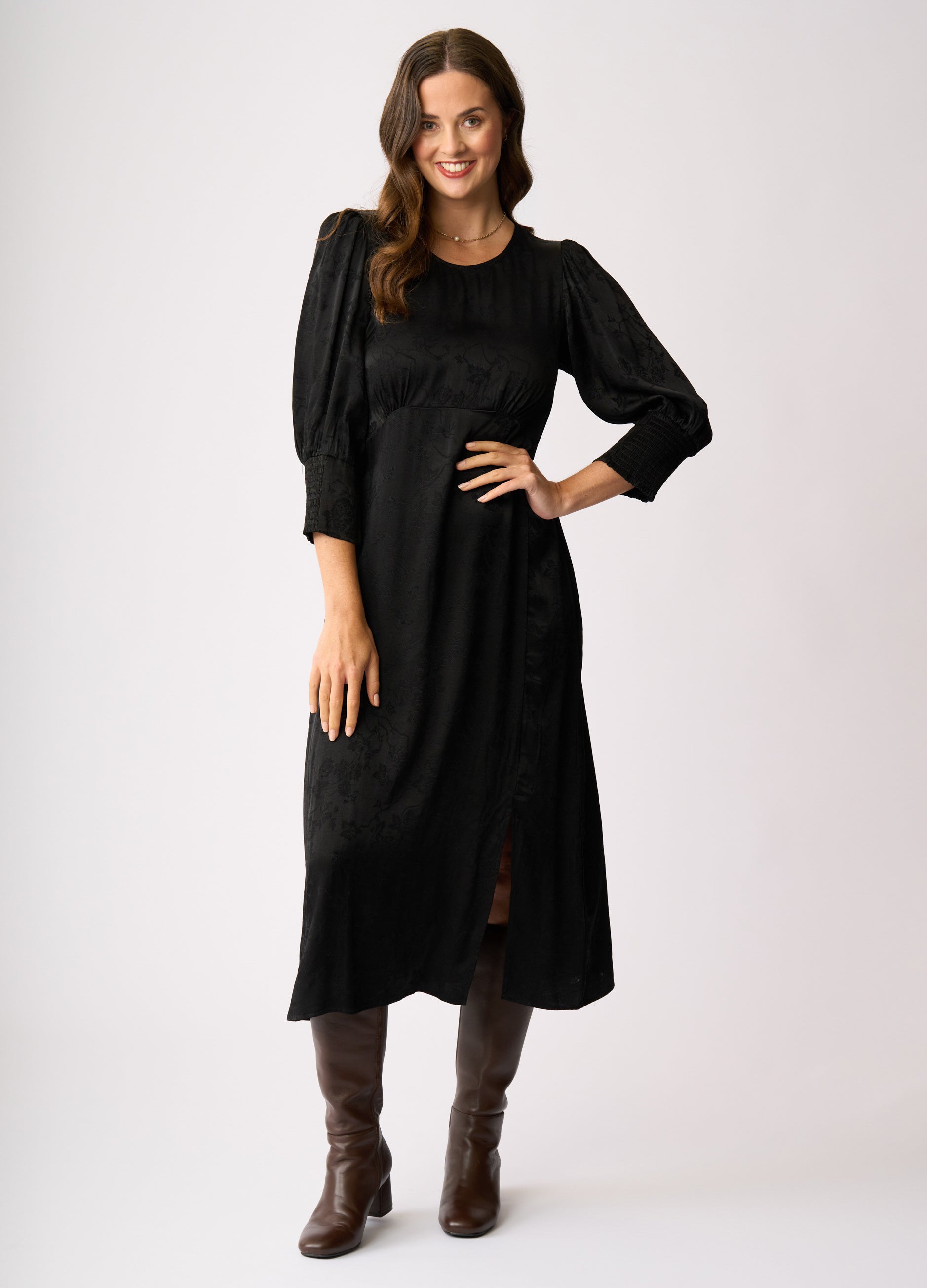 Curved Empire Line Dress – Apt Collections